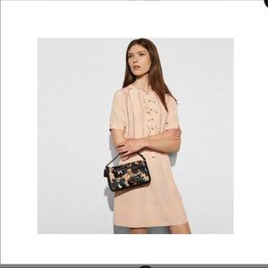 Coach Nolita Leaf Print Calf Hair Wristlet